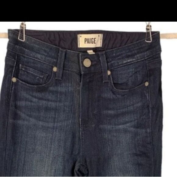 Paige Horton ultra Noble high rise skinny rayon blend tall woman’s jeans - Picture 5 of 13
